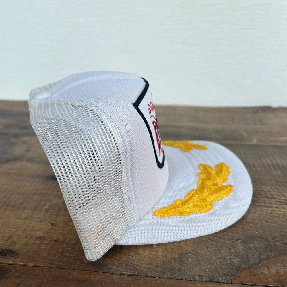 VTG Rocky Mountain Oil Field Services Trucker Hat White Mesh RN Logo Wyoming USA